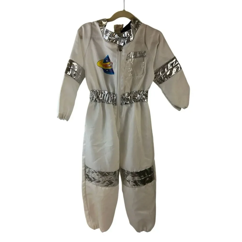 Melissa and Doug Space kids costume 3-6 yrs white‎ gray